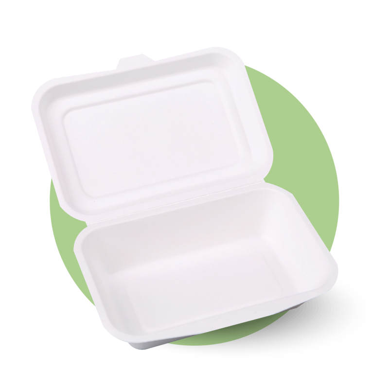 7'' x 5'' Bagasse Lunch Box