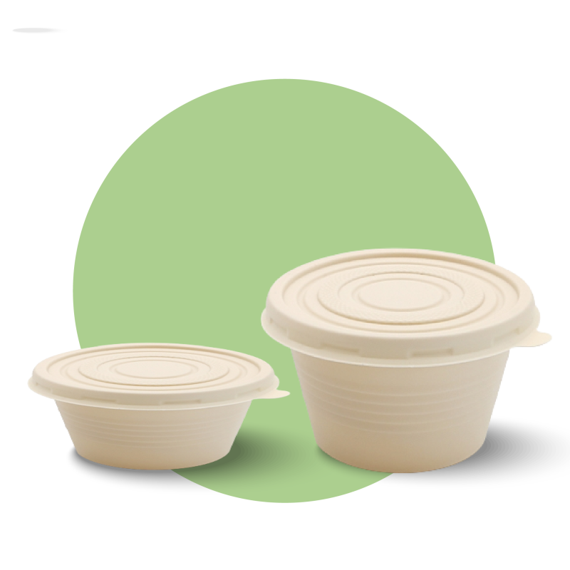 Corn Starch Sauce Container
