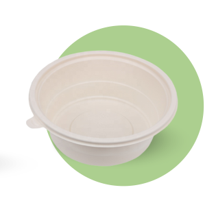 Corn Starch Bowl with Lids