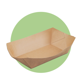 Kraft Paper Food Tray